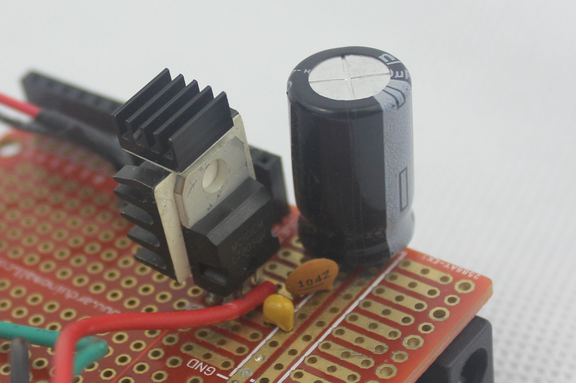 LED strip shield